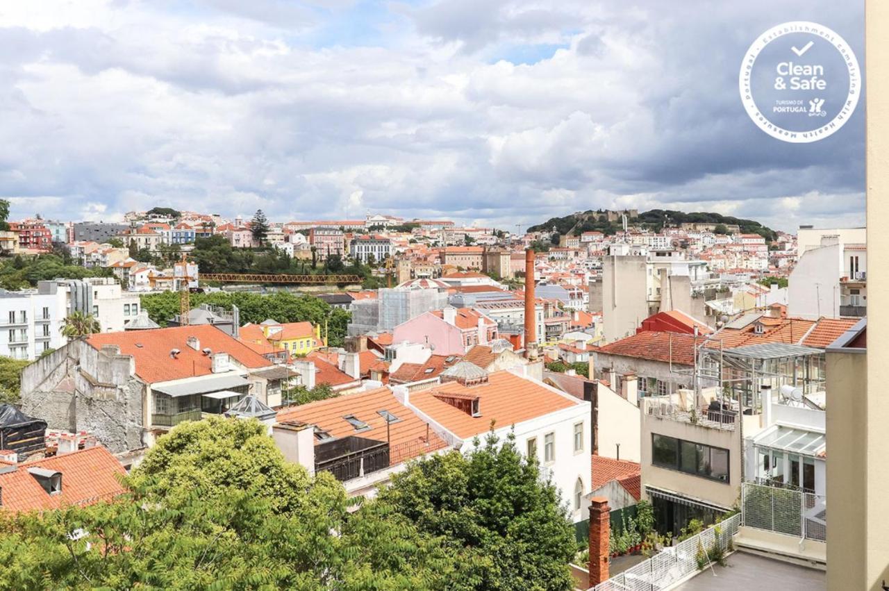 Sunny Flat City View By Homing Lisbona Esterno foto